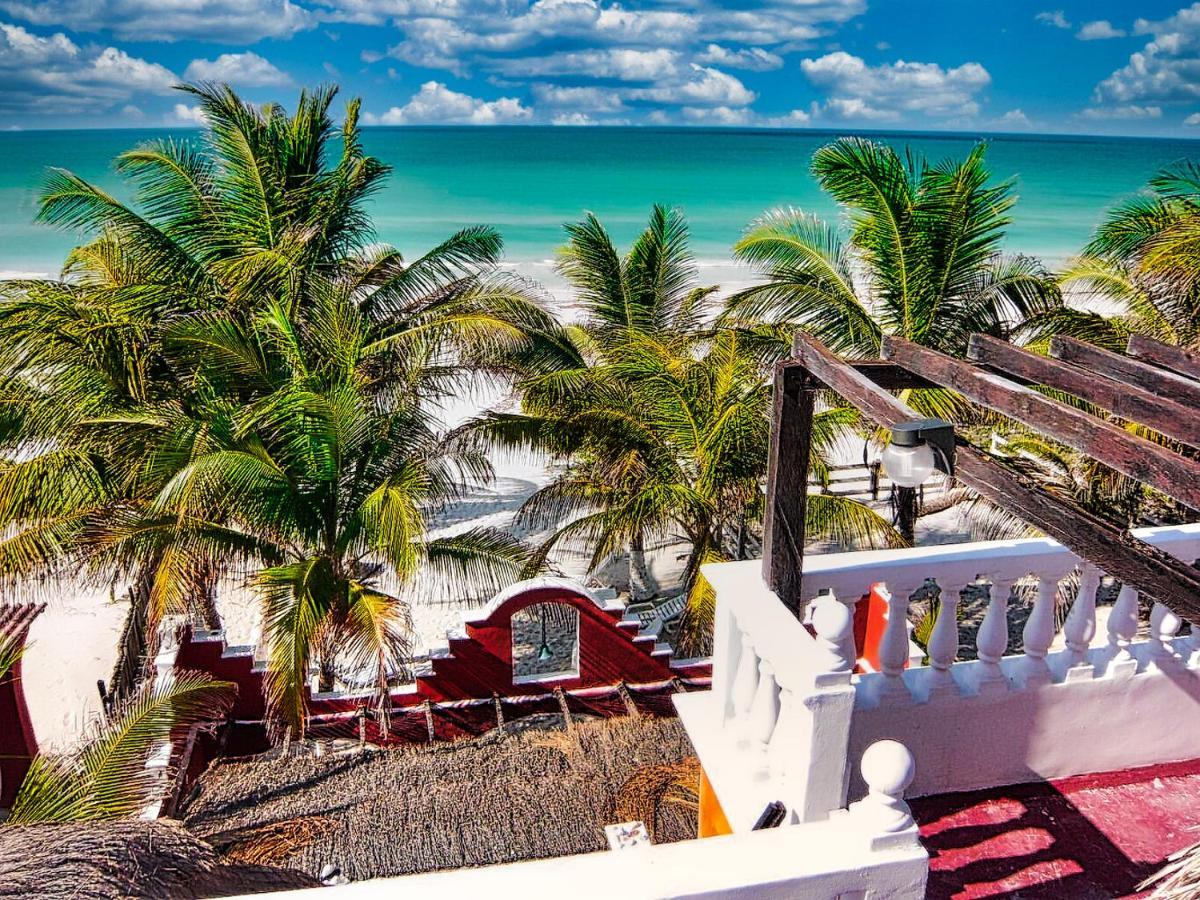 Beachfront Casa Maya Lodge El Cuyo Exterior foto